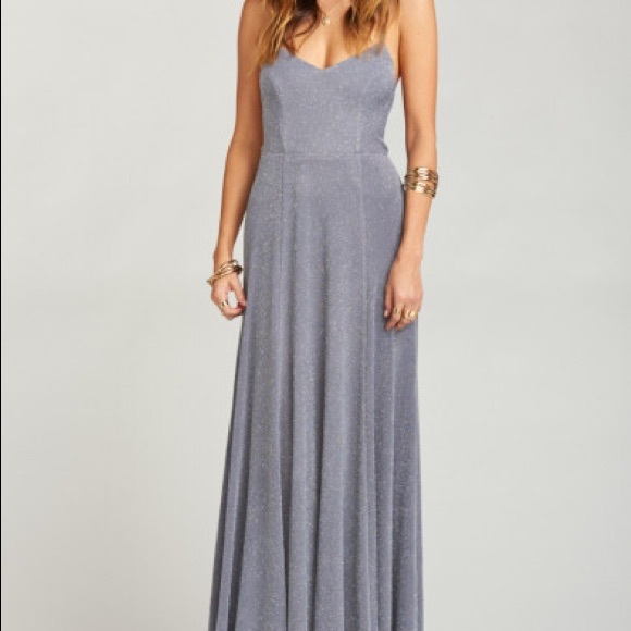 NWT show me your mumu godshaw goddess gown smoke - Picture 5 of 5